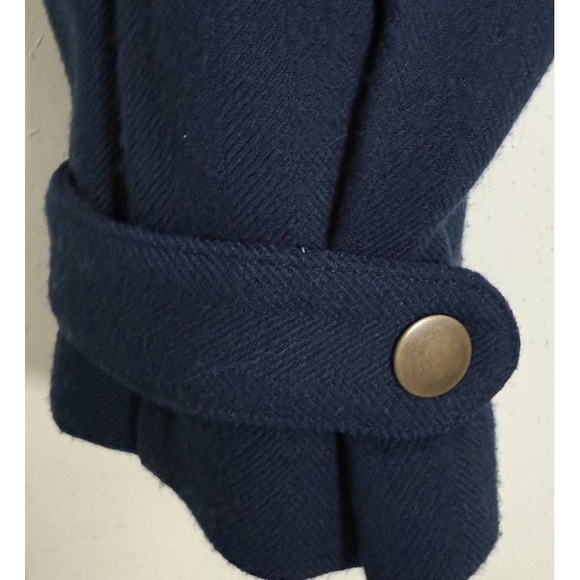 Maeve Magda Tapered Pants Anthropologie Navy Blue Ankle Size 0 - Picture 7 of 12